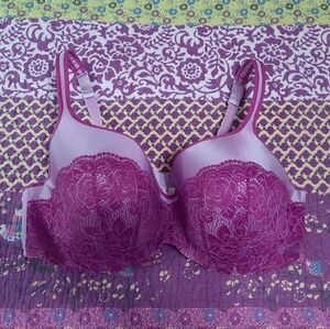Deesse Pink Lace Bra 42G
